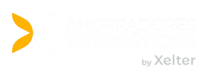 Ahorradores Energéticos by Xelter - Logo negativo